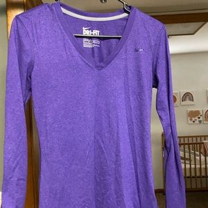 NIKE dri fit long sleeve workout top